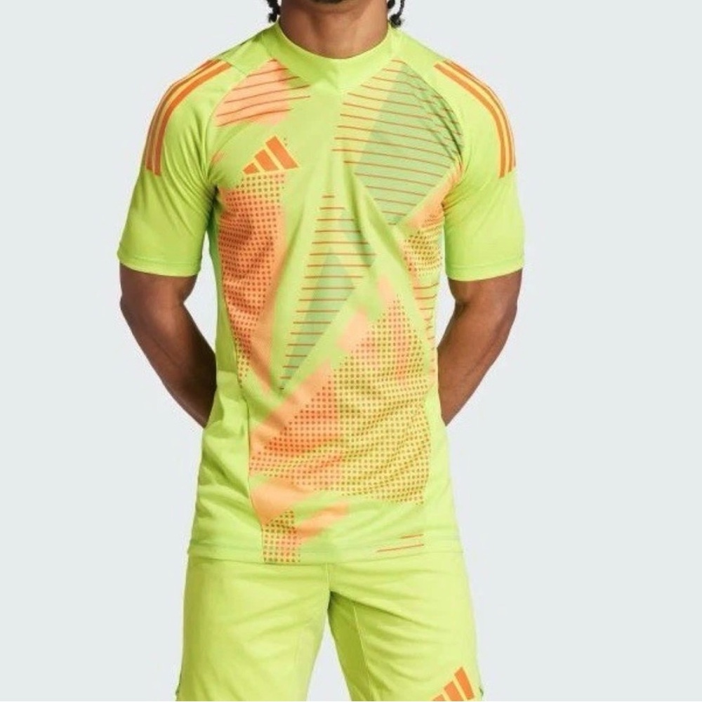 Adidas Tiro 24 PRO GK Goalkeeper Jersey Yellow IK4906 Mens Size Medium